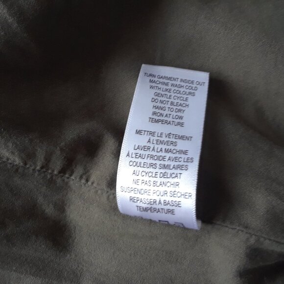 Ricki's Army Green Cotton Denim Utility Jacket - Picture 8 of 8